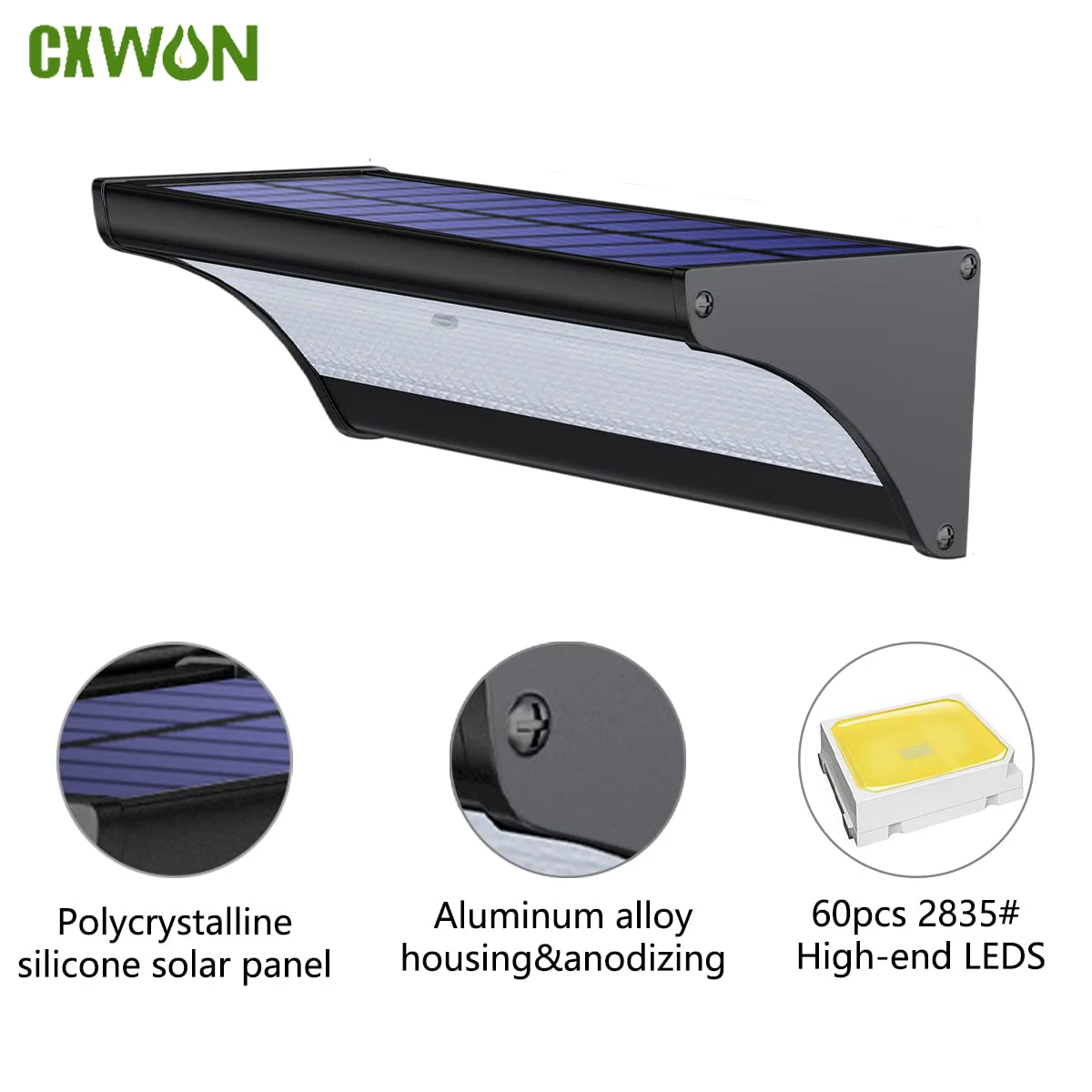 60/48Led Outdoor Solar Wall Li - Outdoor Lighting Experts review and price