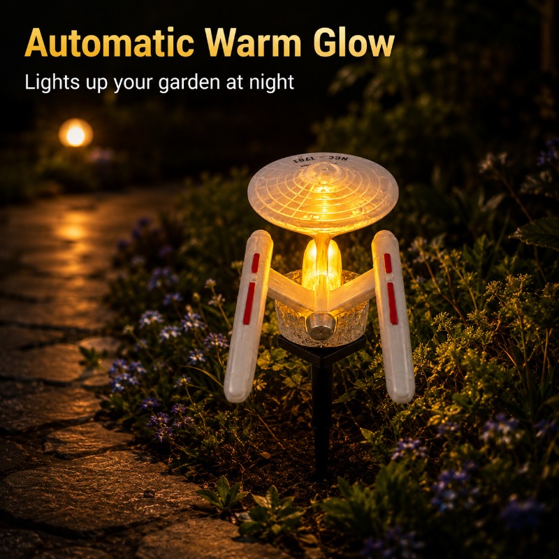 Star Trek USS Enterprise Solar - Halo Outdoor Lighting review and price
