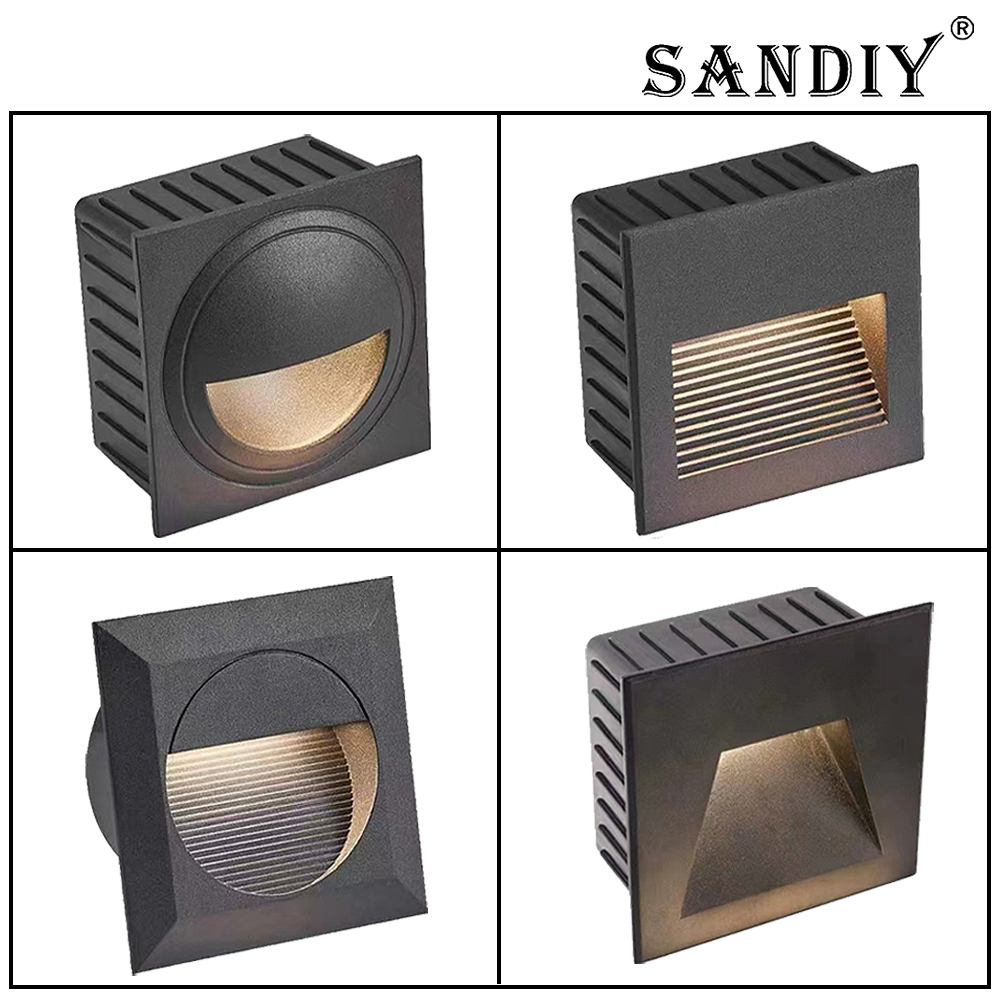 SANDIY Recessed Outdoor Wall S - Outdoor Lighting Recessed review and price
