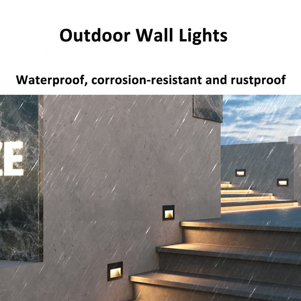 SANDIY Recessed Outdoor Wall S - Outdoor Lighting Recessed review and price