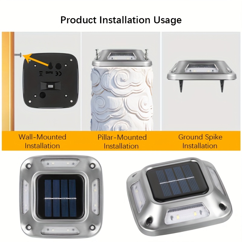 8Pcs Solar Path Lights Outdoor - Outdoor Lighting Ground Fixtures review and price