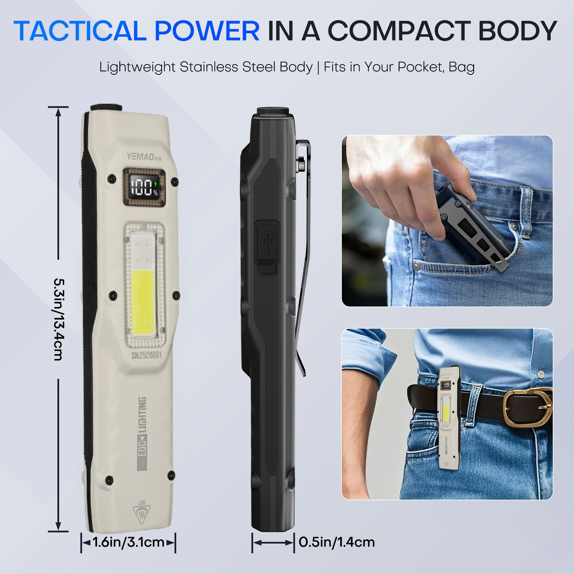 Portable 880LM YEMAO M28 Ultra - Outdoor Lighting B&Q review and price