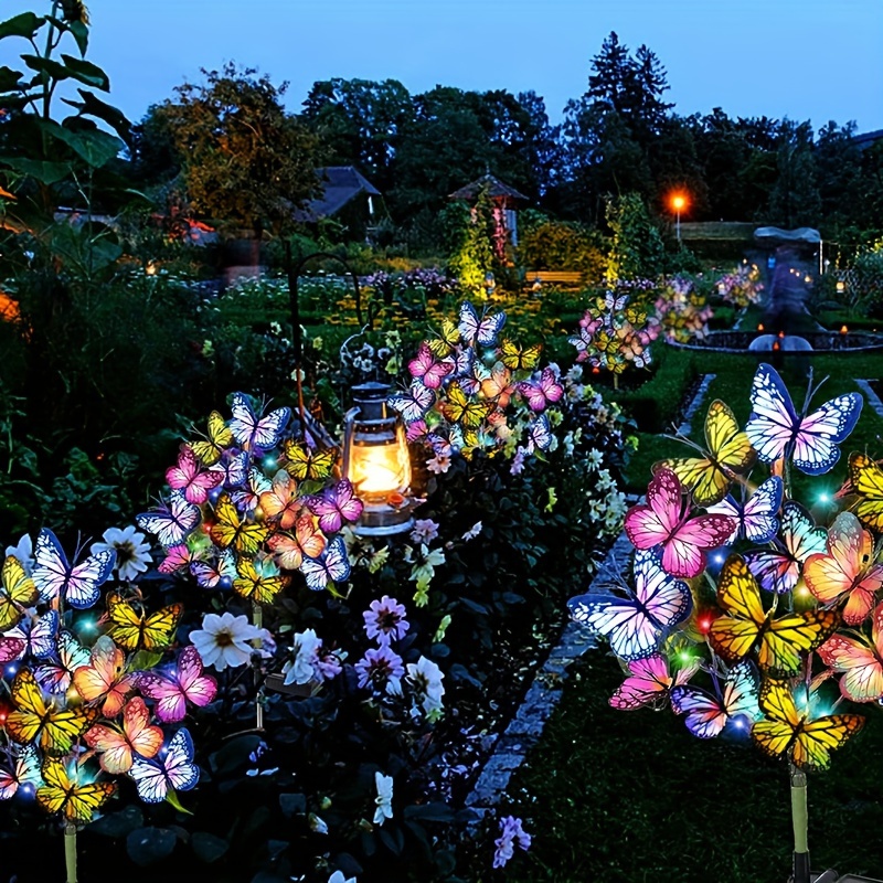 Solar LED Butterfly Garden Lig - Outdoor Lighting For Backyard review and price