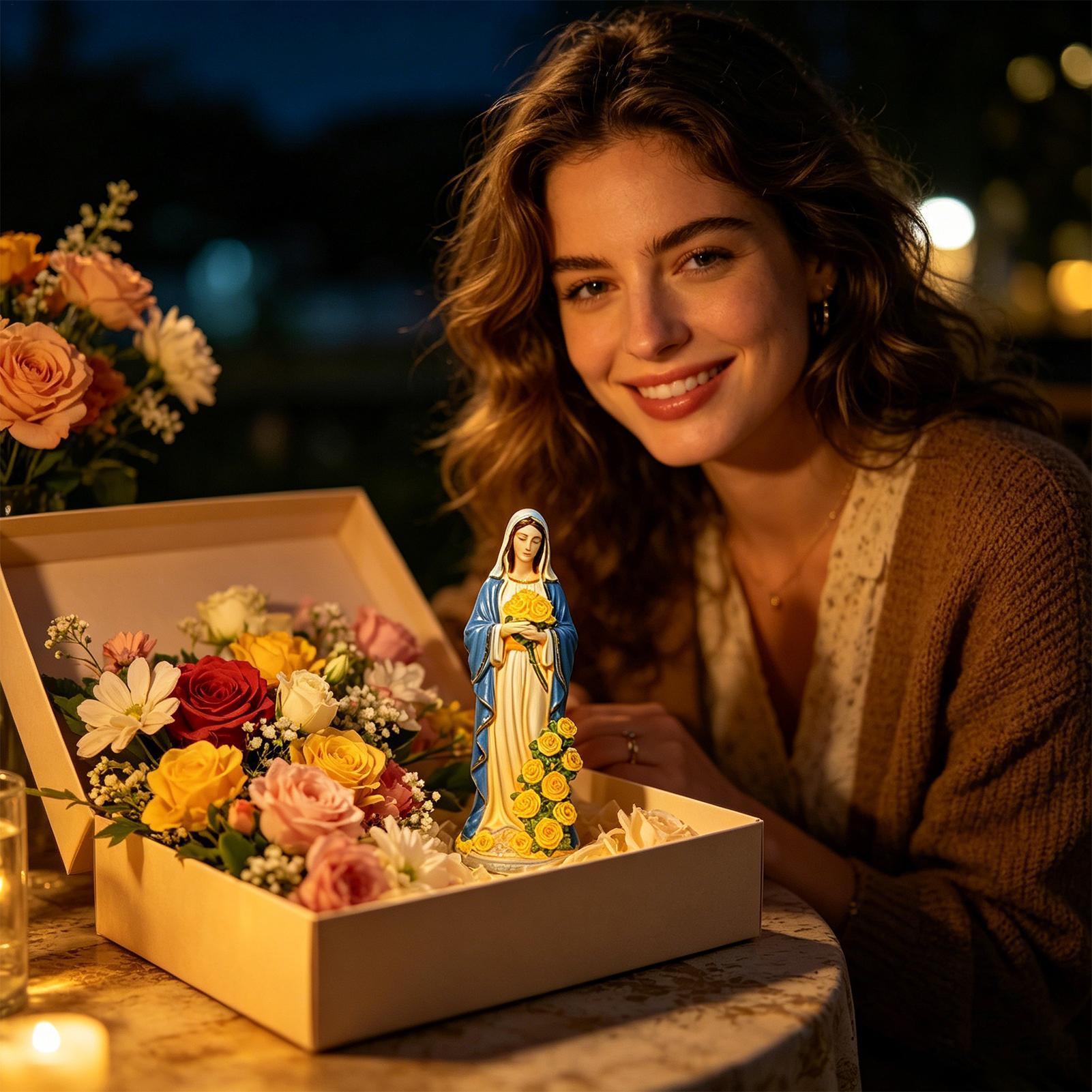 Virgin Mary Solar Statue Garde - Outdoor Lighting For Backyard review and price