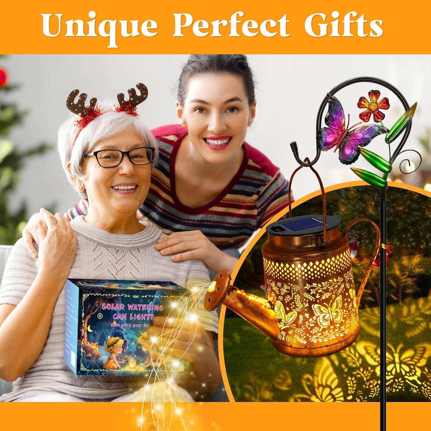 2 Pack Big Solar Butterfly Wat - Solar Lantern Hanging review and price
