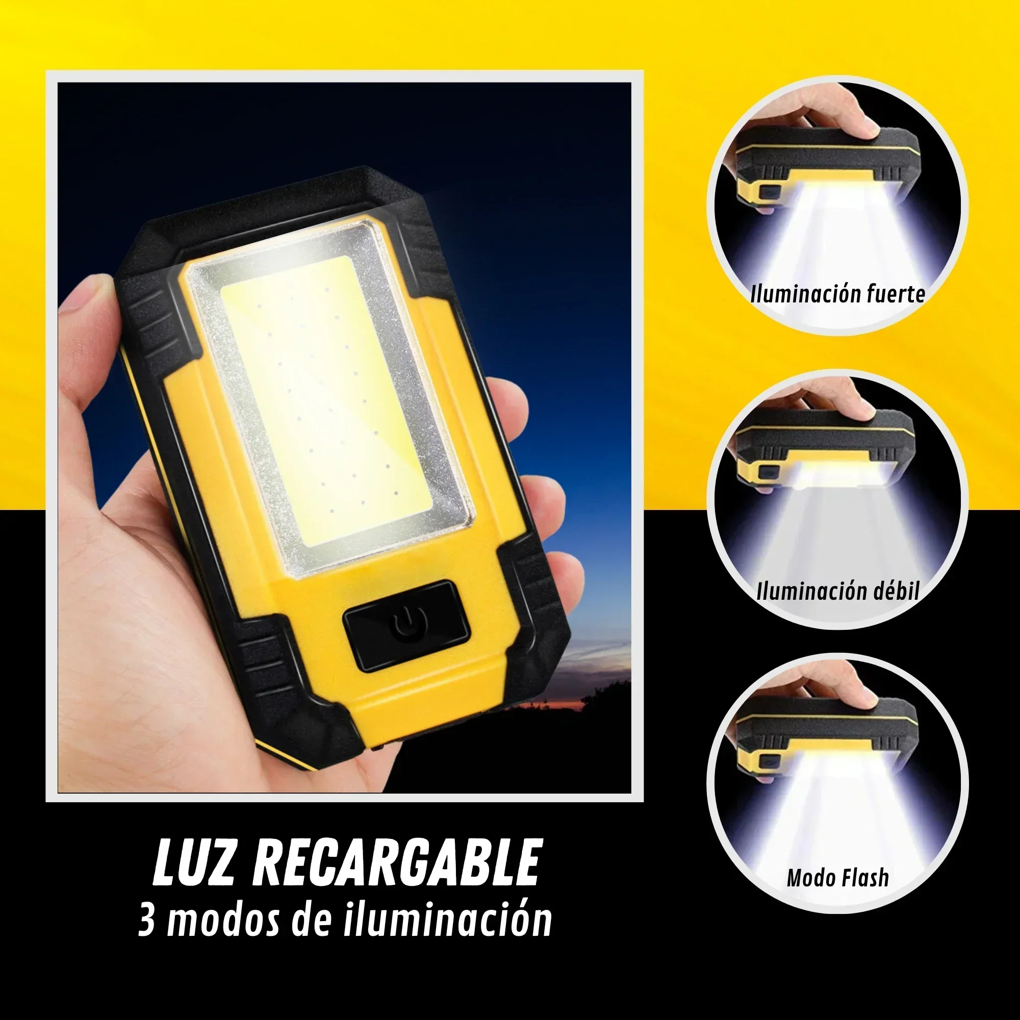 Rechargeable 4000MaH Work Ligh - Outdoor Lighting B&Q review and price