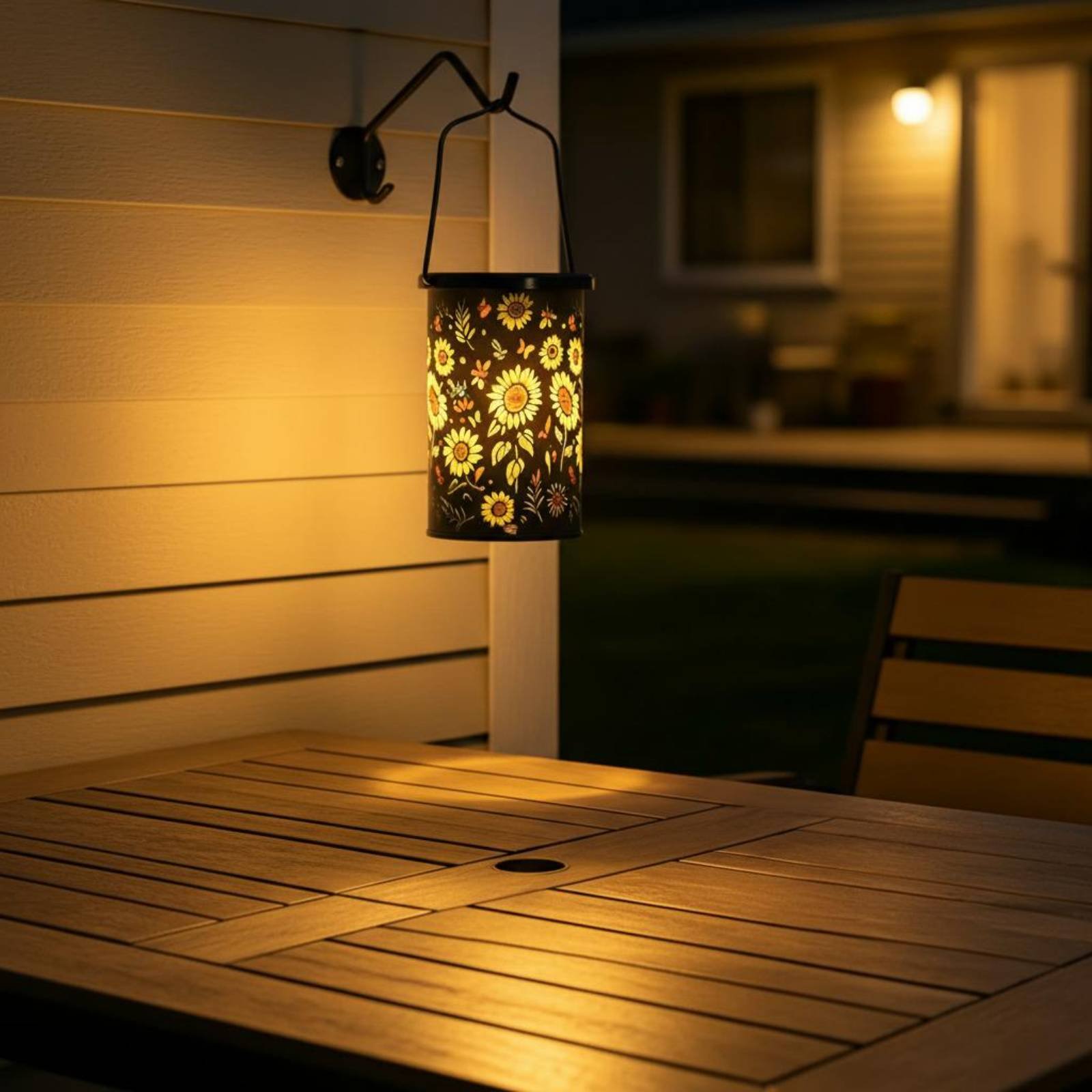 Floral Lantern Vintage Design  - Solar Lantern Hanging review and price