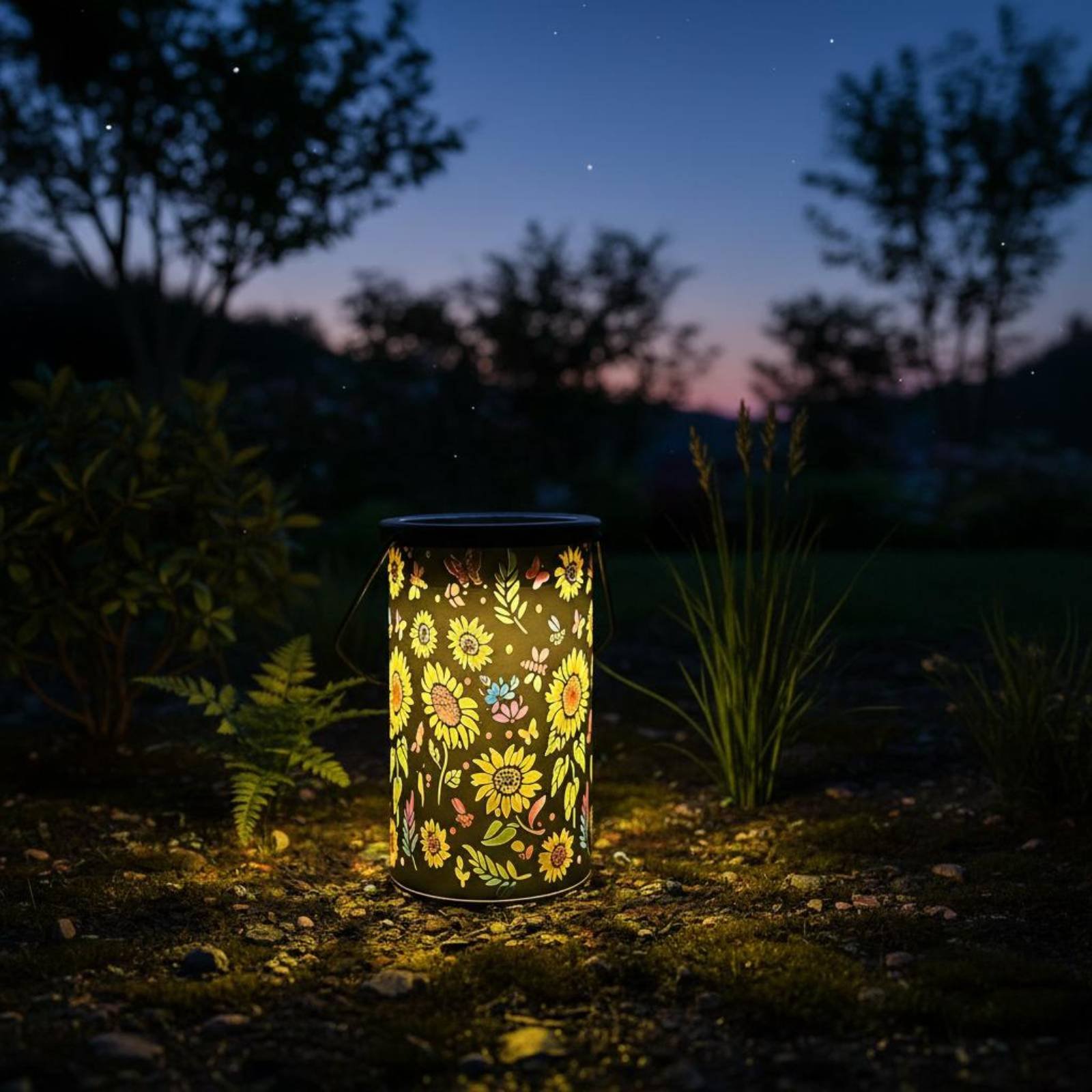 Floral Lantern Vintage Design  - Solar Lantern Hanging review and price