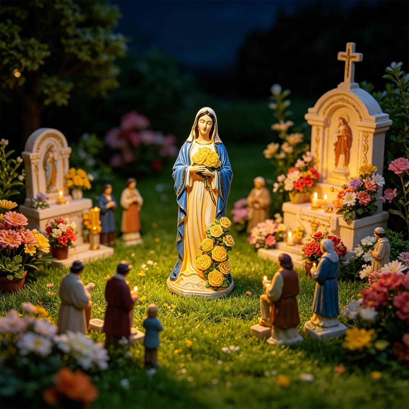 Virgin Mary Garden Light Garde - Outdoor Lighting For Backyard review and price