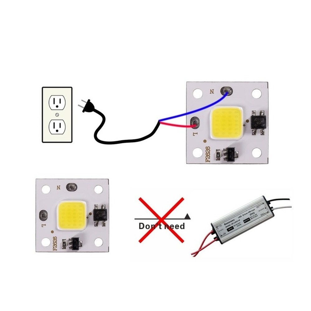 10W COB module 220V LED Chip D - Outdoor Lighting For Backyard review and price