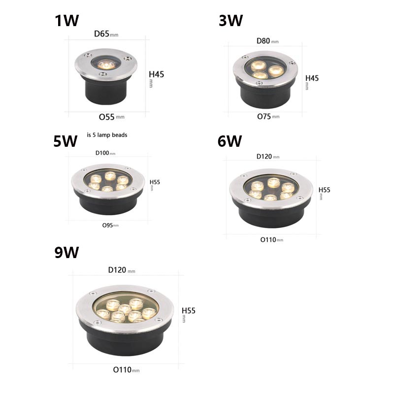 Thin IP67 Waterproof LED Light - Outdoor Lighting Recessed review and price