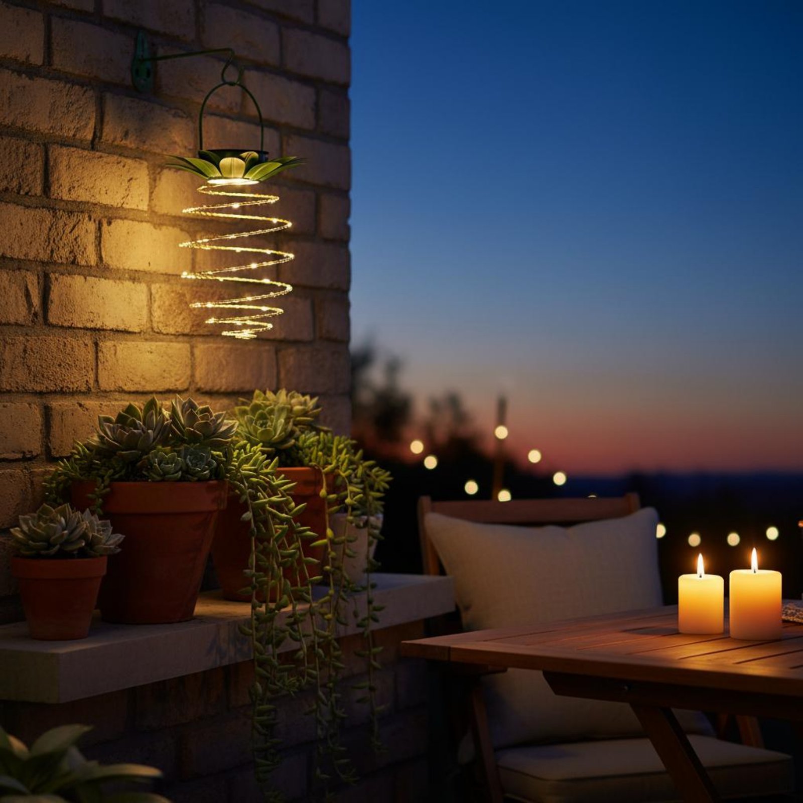 2 Pieces Solar Pineapple Lamp  - Solar Lantern Hanging review and price