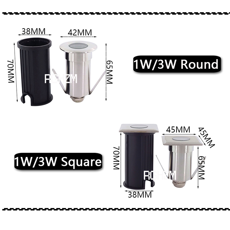 IP67 DC12V Outdoor Lighting 1W - Outdoor Lighting Recessed review and price