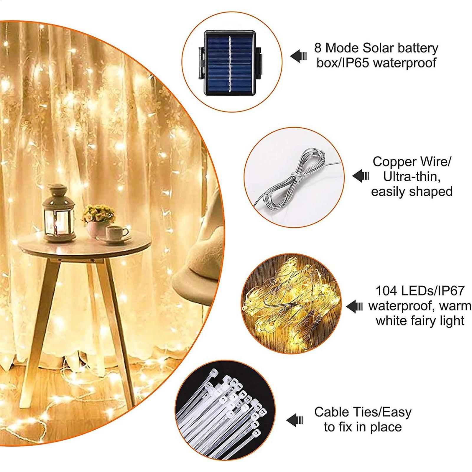 Solar Umbrella String Light 10 - Halo Outdoor Lighting review and price