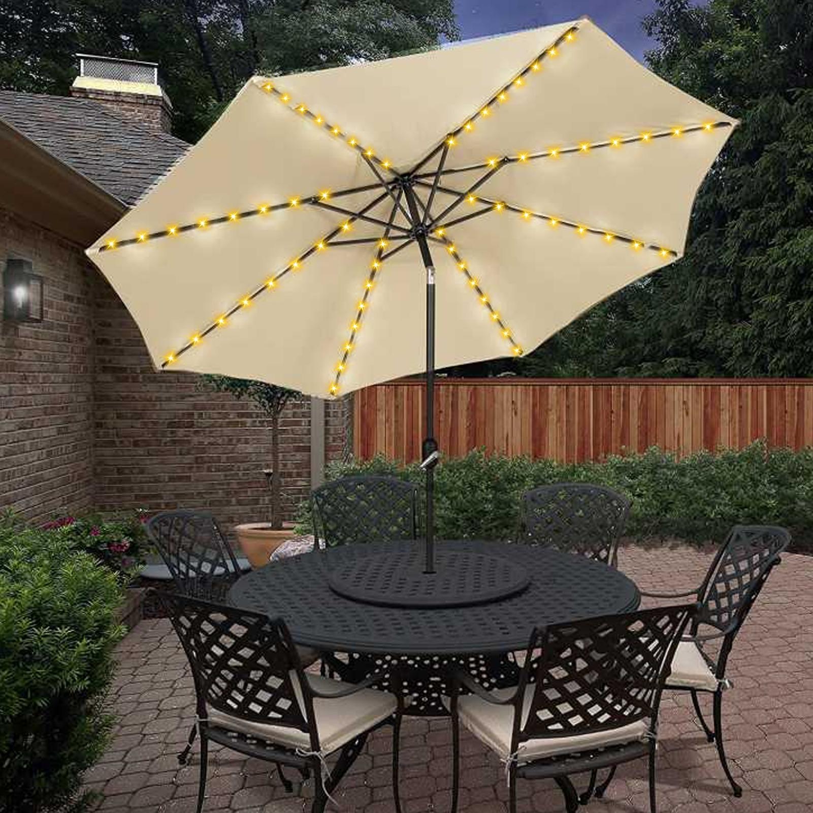 Solar Umbrella String Light 10 - Halo Outdoor Lighting review and price