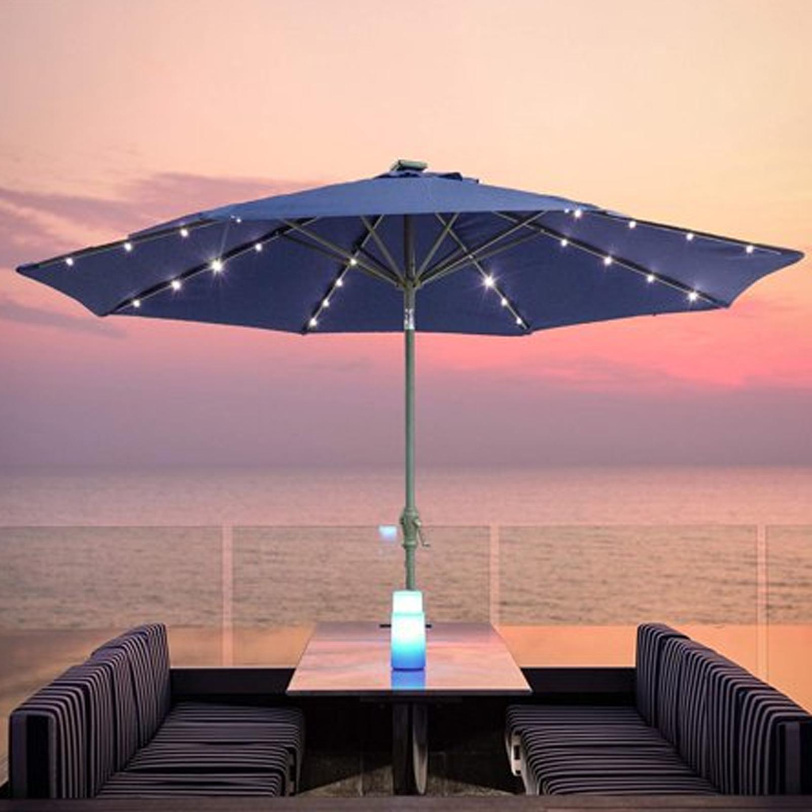 Solar Umbrella String Light 10 - Halo Outdoor Lighting review and price
