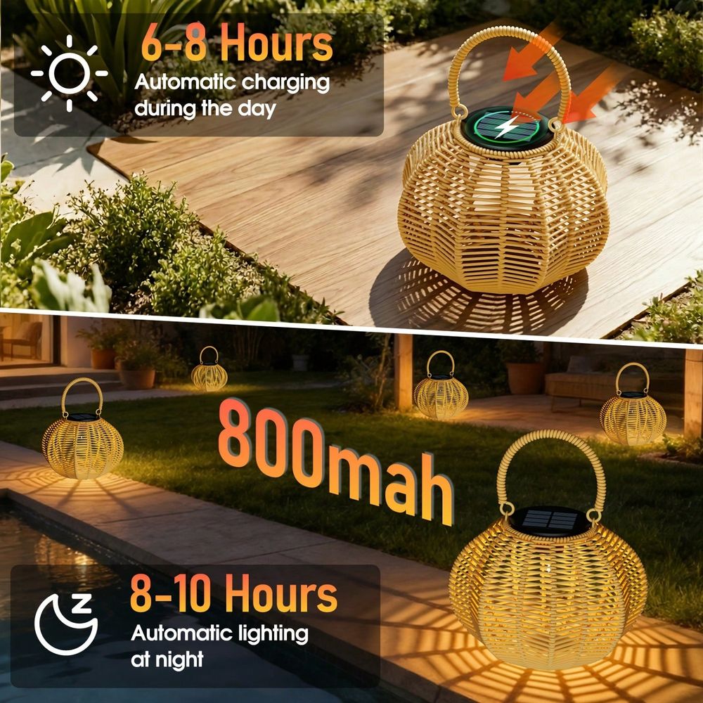 Rattan Solar Ambient Light For - Solar Lantern Hanging review and price