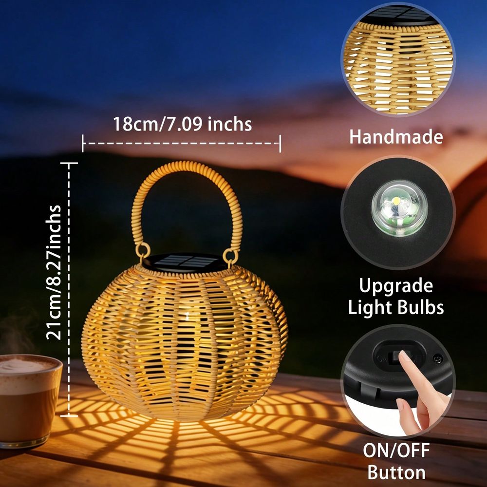Rattan Solar Ambient Light For - Solar Lantern Hanging review and price