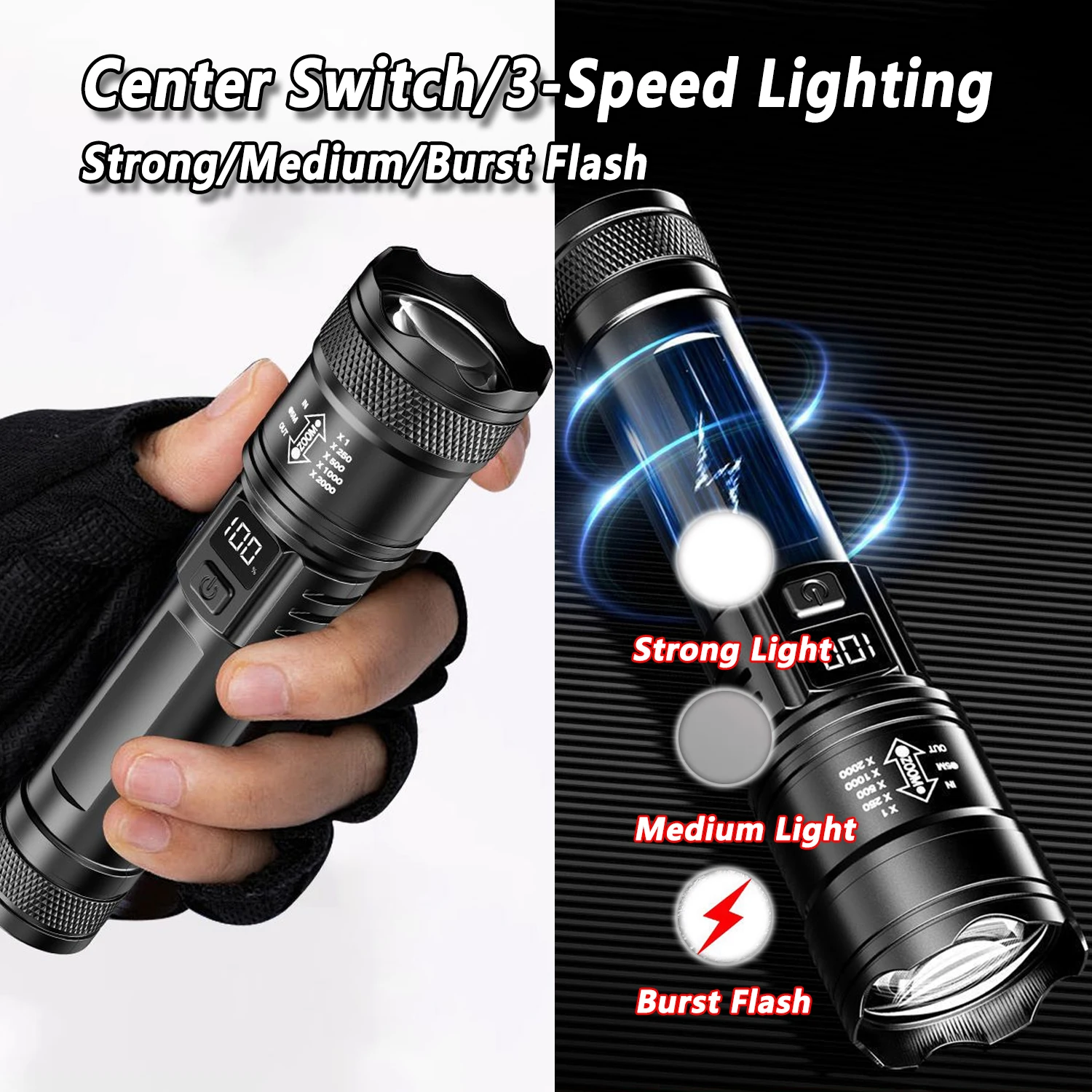 Ultra Bright LED Flashlight 20 - Outdoor Lighting B&Q review and price