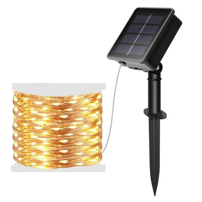 100 LED Solar Fairy Waterproof - Halo Outdoor Lighting review and price