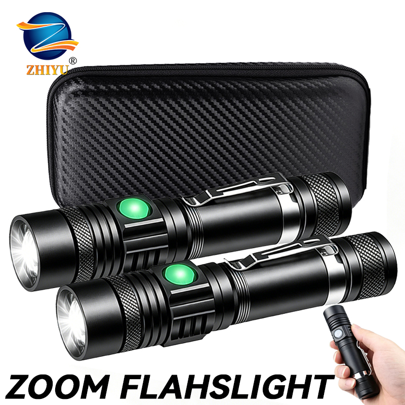 T6 LED Rechargeable Flashlight - Outdoor Lighting B&Q review and price