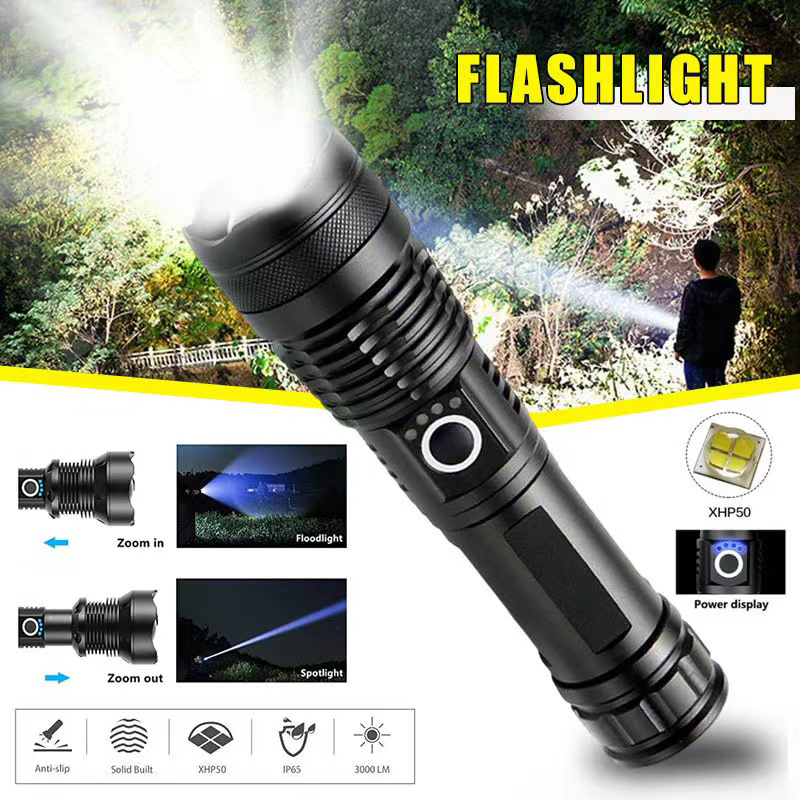 High Power XHP70 Led Flashligh - Outdoor Lighting B&Q review and price