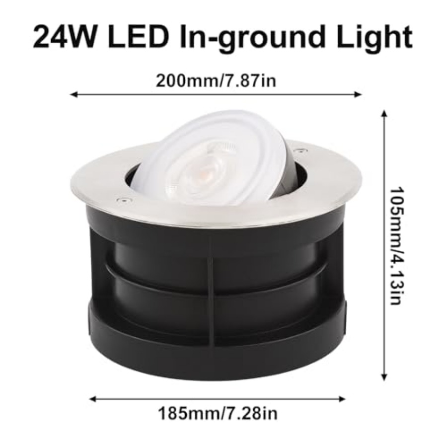 Angle-Adjustable Inground Ligh - Outdoor Lighting Ground Fixtures review and price